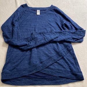 Athleta Girl Blue Long Sleeve Tee - Size 12